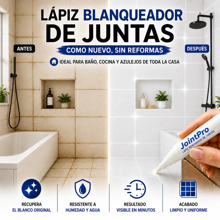 Lápiz Blanqueador de Juntas para Azulejos - JointPro™